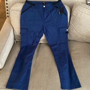 New Jaanuu scrub pants. Navy blue with black detail.